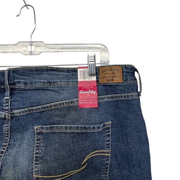 New with tags 24m LEVI STRAUSS SIMPLY Stretch Mid-Rise boot cut - Picture 8 of 10